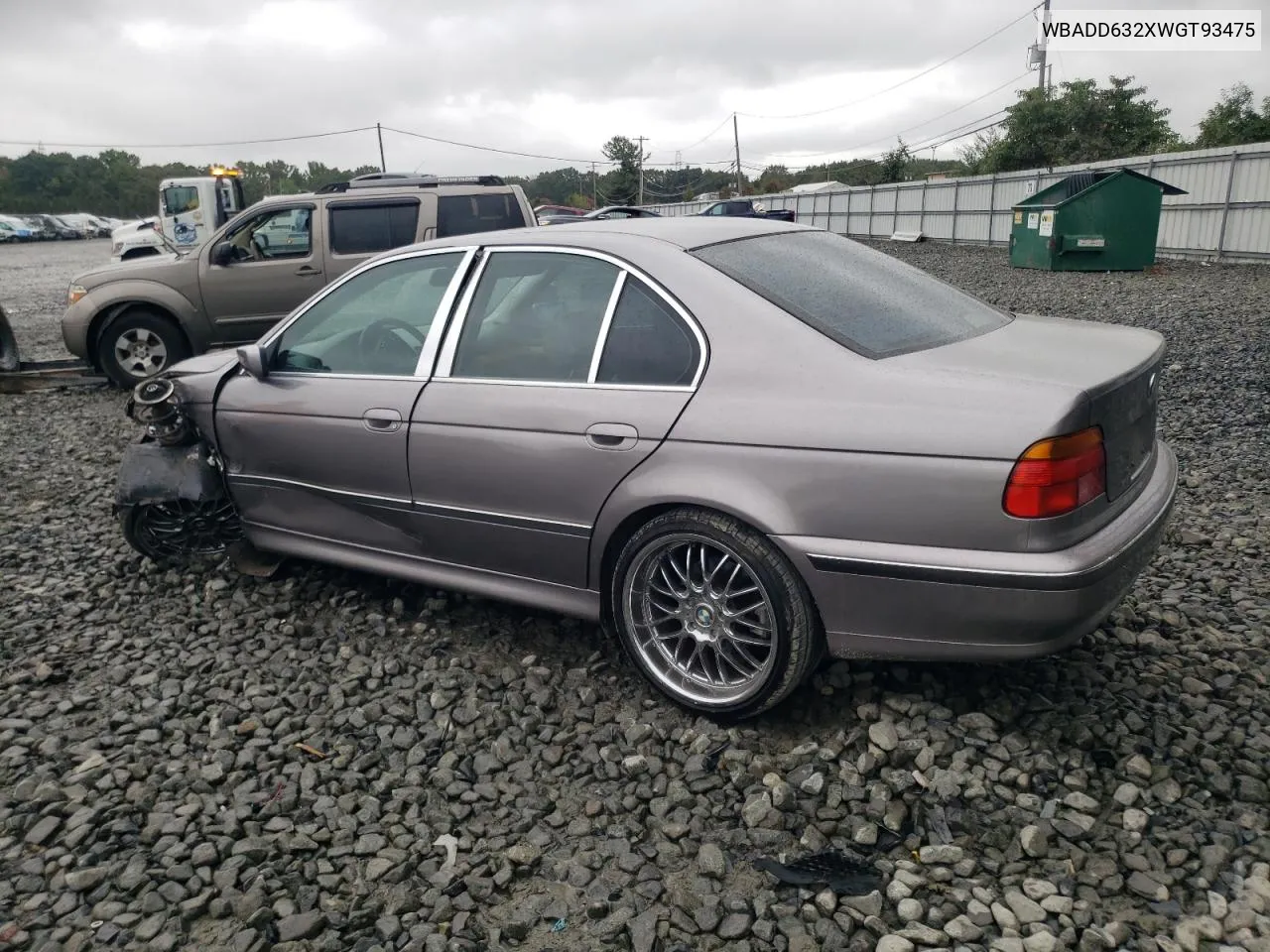 1998 BMW 528 I Automatic VIN: WBADD632XWGT93475 Lot: 71192224