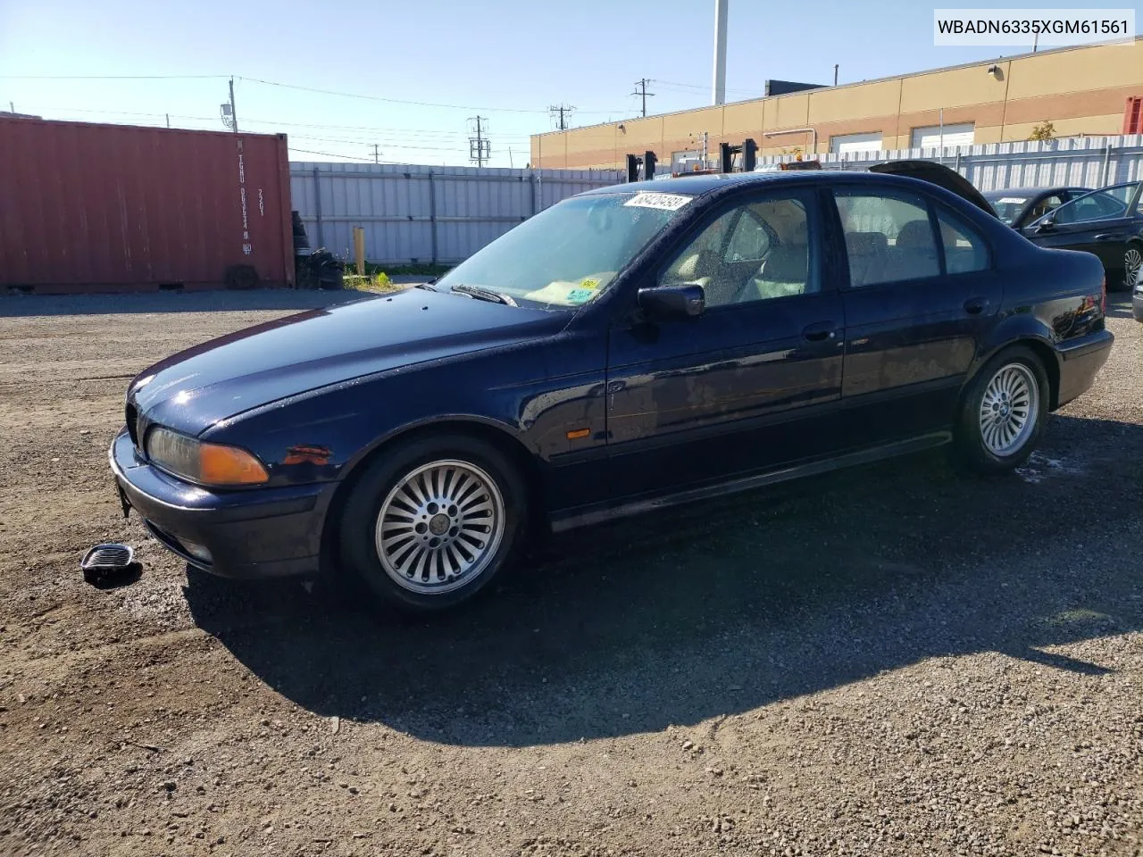 1999 BMW 540 I Automatic VIN: WBADN6335XGM61561 Lot: 68420493