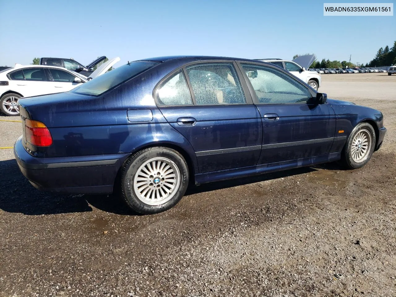 1999 BMW 540 I Automatic VIN: WBADN6335XGM61561 Lot: 68420493