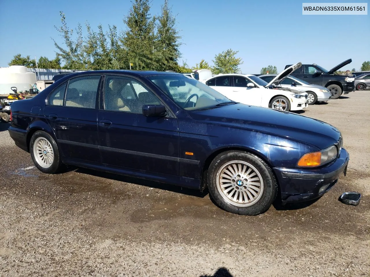 1999 BMW 540 I Automatic VIN: WBADN6335XGM61561 Lot: 68420493