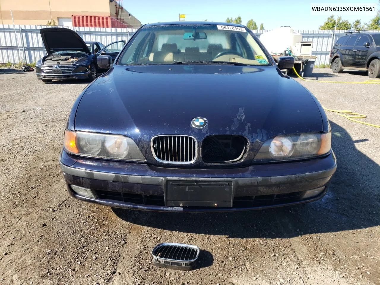 1999 BMW 540 I Automatic VIN: WBADN6335XGM61561 Lot: 68420493