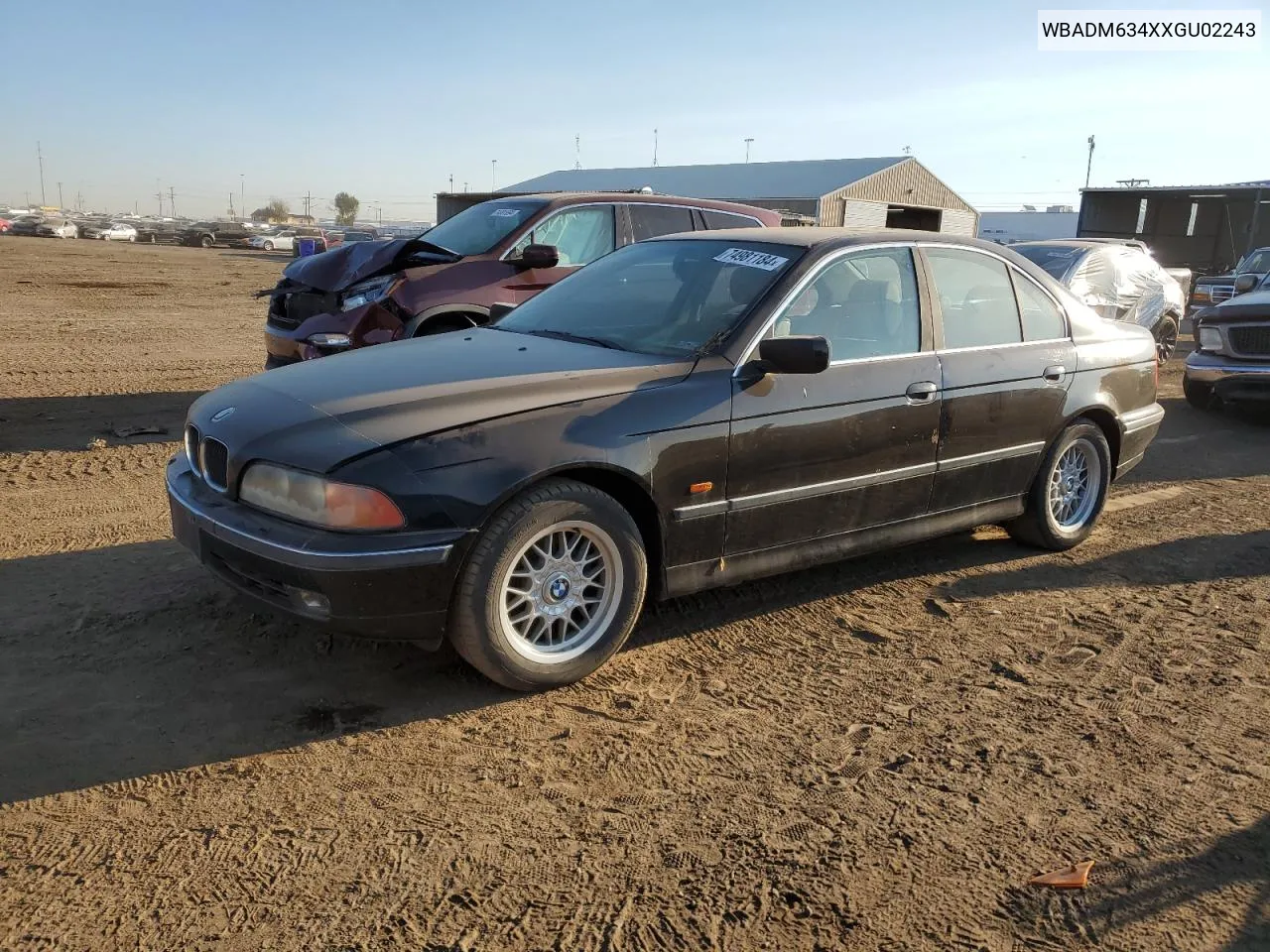 1999 BMW 528 I Automatic VIN: WBADM634XXGU02243 Lot: 74981184