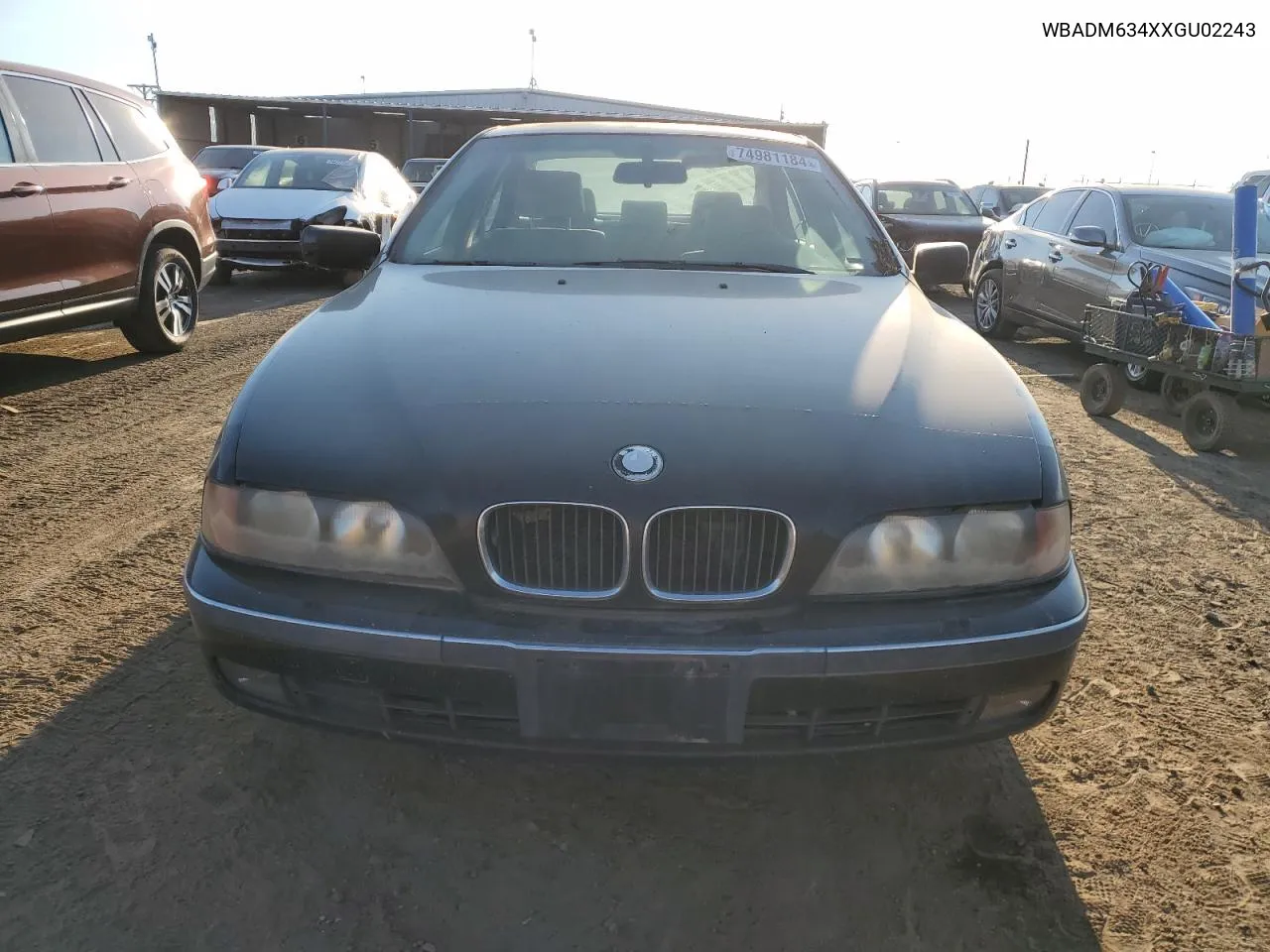 1999 BMW 528 I Automatic VIN: WBADM634XXGU02243 Lot: 74981184