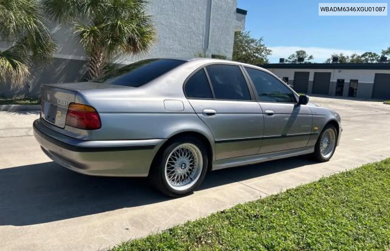 1999 BMW 528 I Automatic VIN: WBADM6346XGU01087 Lot: 76328624