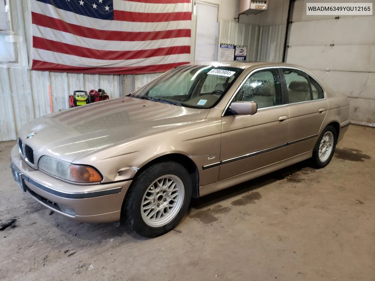 2000 BMW 528 I Automatic VIN: WBADM6349YGU12165 Lot: 67863904