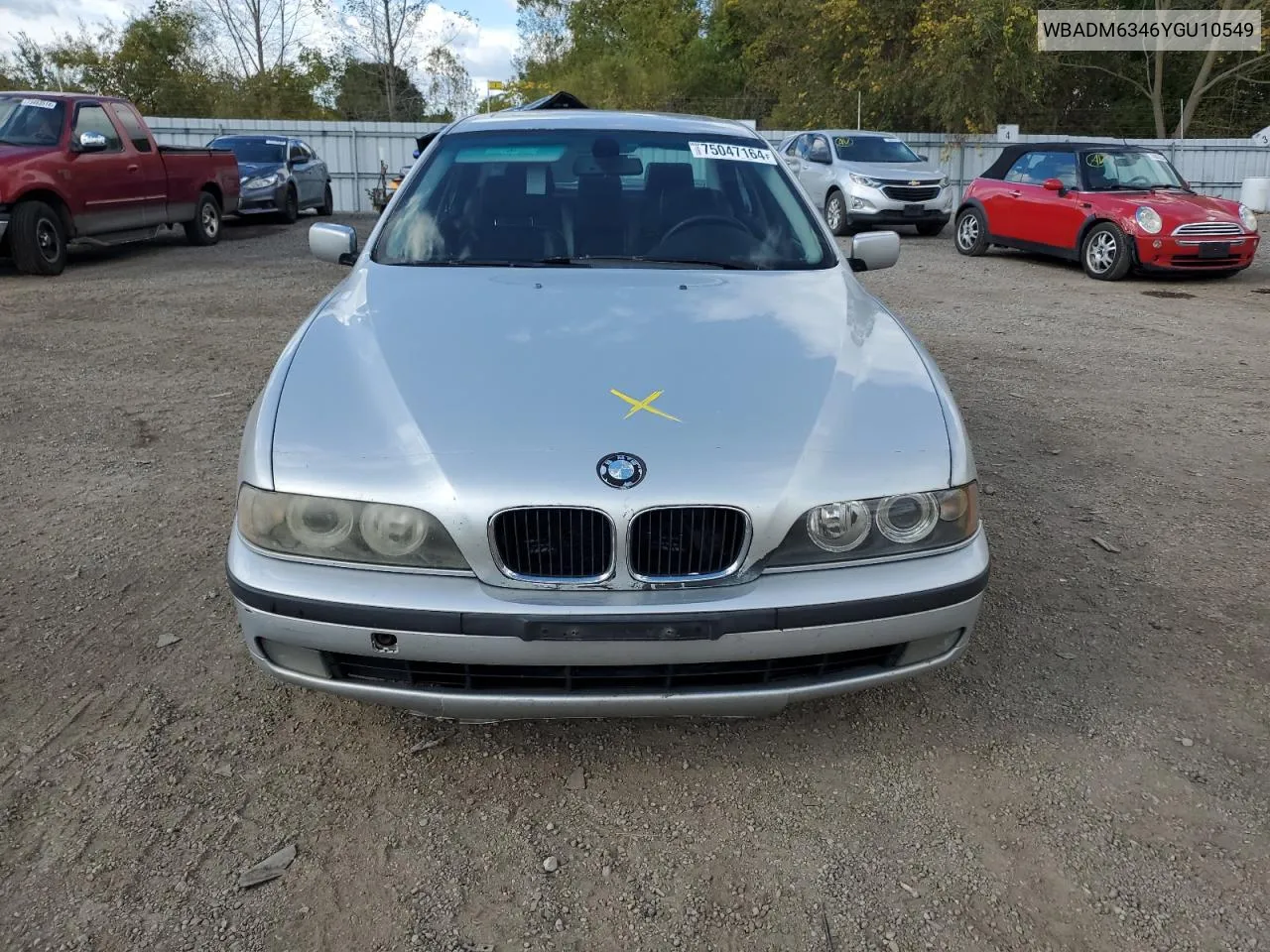 2000 BMW 528 I Automatic VIN: WBADM6346YGU10549 Lot: 75047164