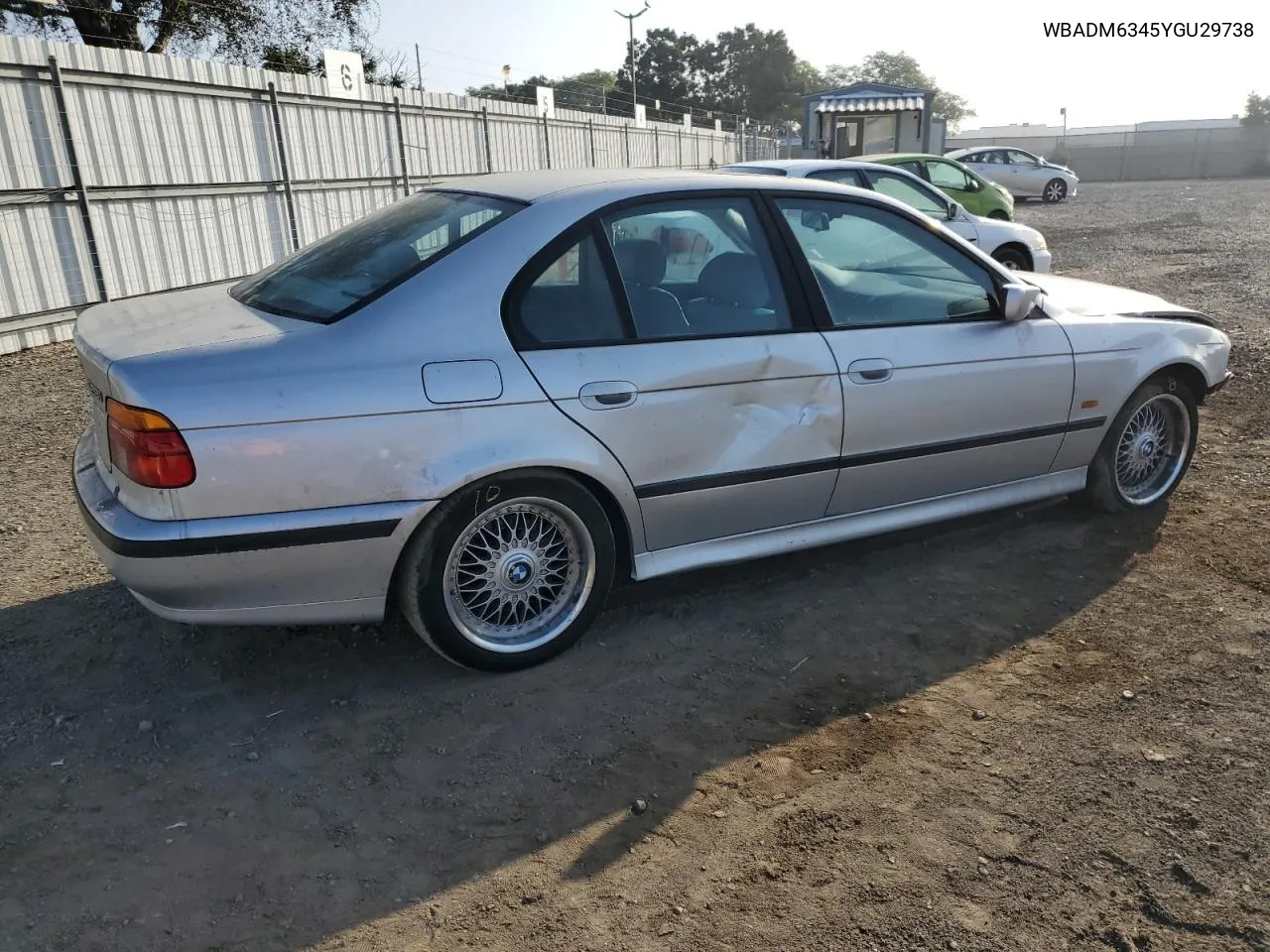 2000 BMW 528 I Automatic VIN: WBADM6345YGU29738 Lot: 75176334