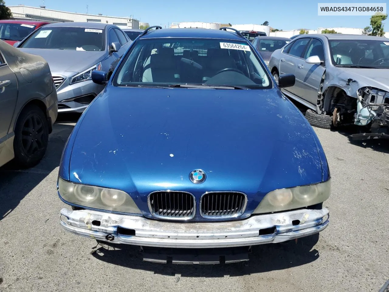 2001 BMW 525 It Automatic VIN: WBADS43471GD84658 Lot: 63564264