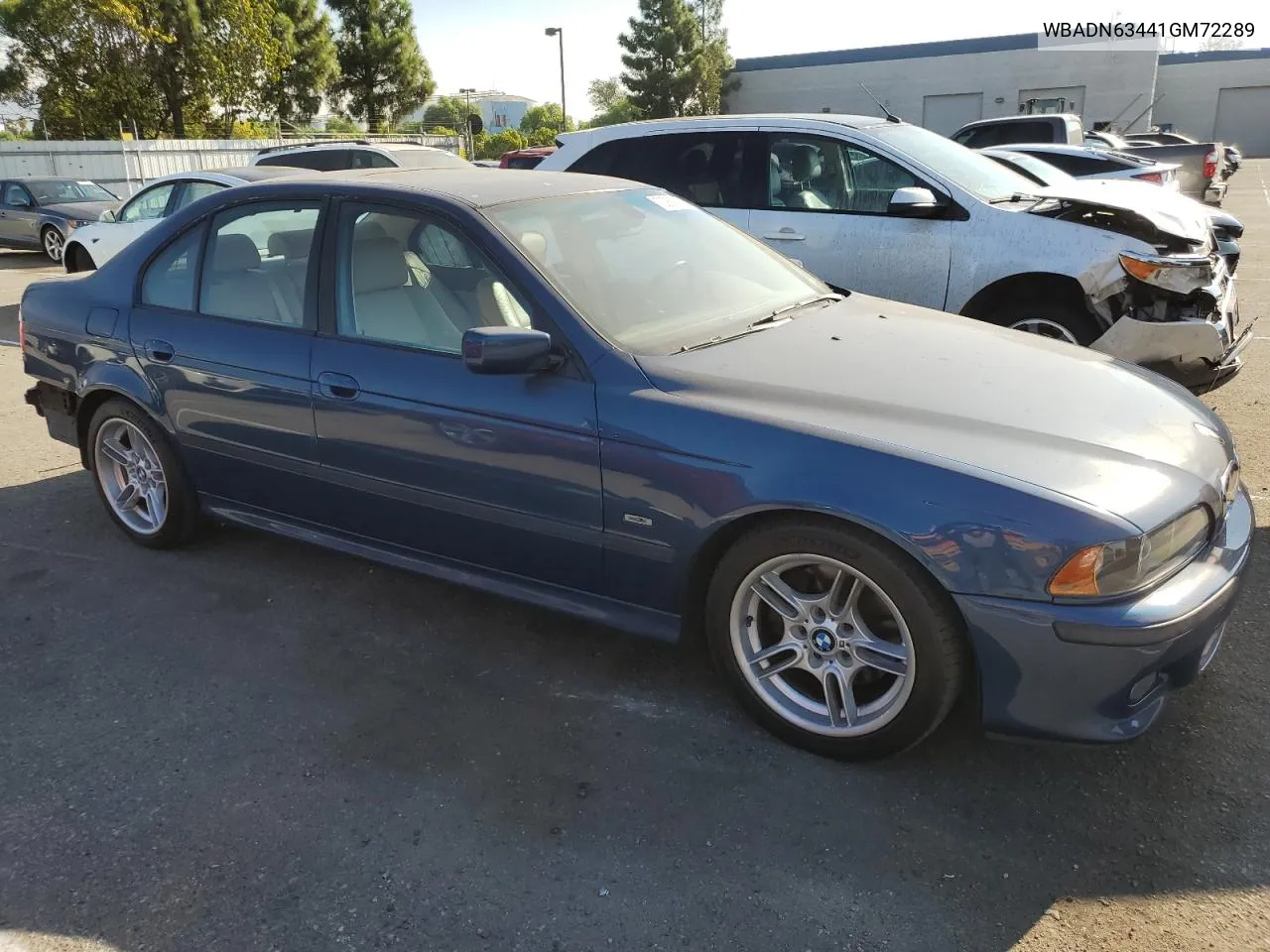 2001 BMW 540 I Automatic VIN: WBADN63441GM72289 Lot: 70069294