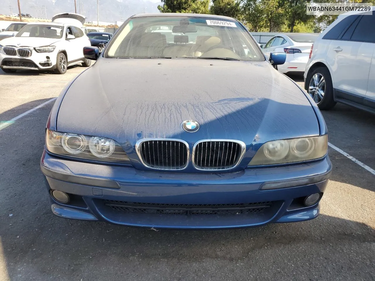 2001 BMW 540 I Automatic VIN: WBADN63441GM72289 Lot: 70069294