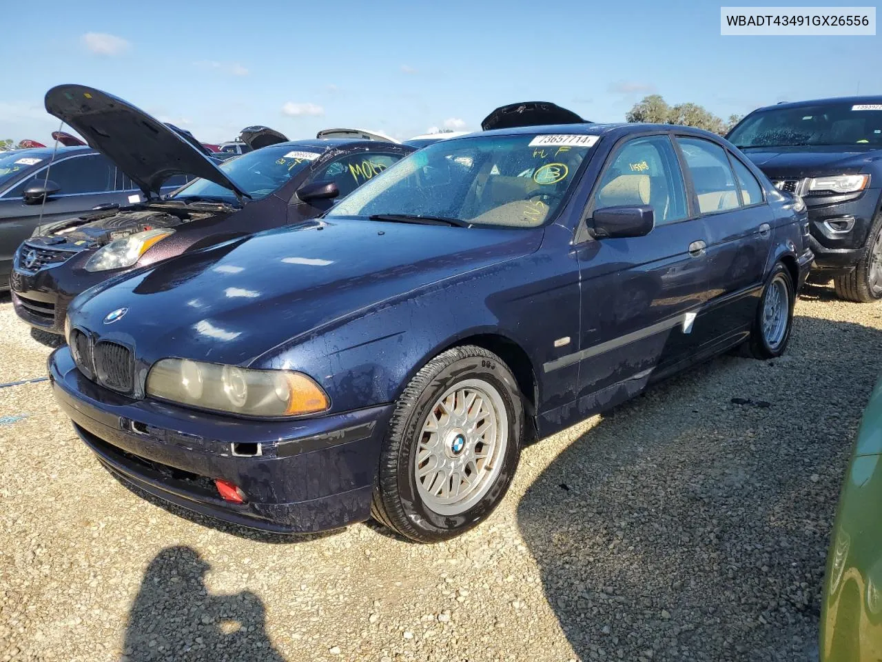 2001 BMW 525 I Automatic VIN: WBADT43491GX26556 Lot: 73657714