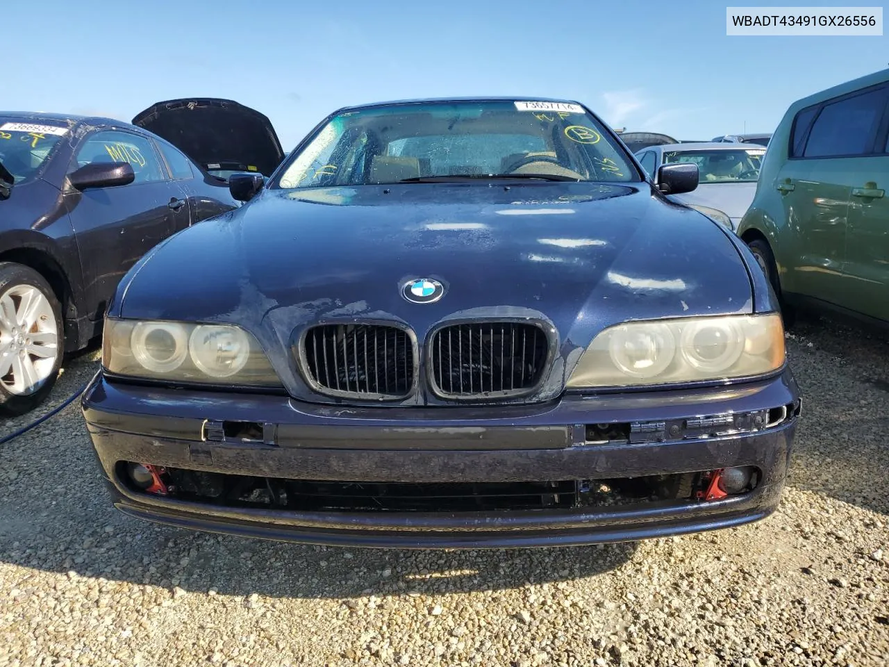 2001 BMW 525 I Automatic VIN: WBADT43491GX26556 Lot: 73657714