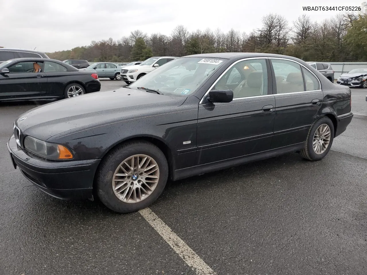 2001 BMW 530 I Automatic VIN: WBADT63441CF05226 Lot: 74981094