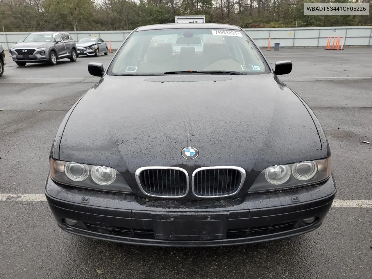 2001 BMW 530 I Automatic VIN: WBADT63441CF05226 Lot: 74981094