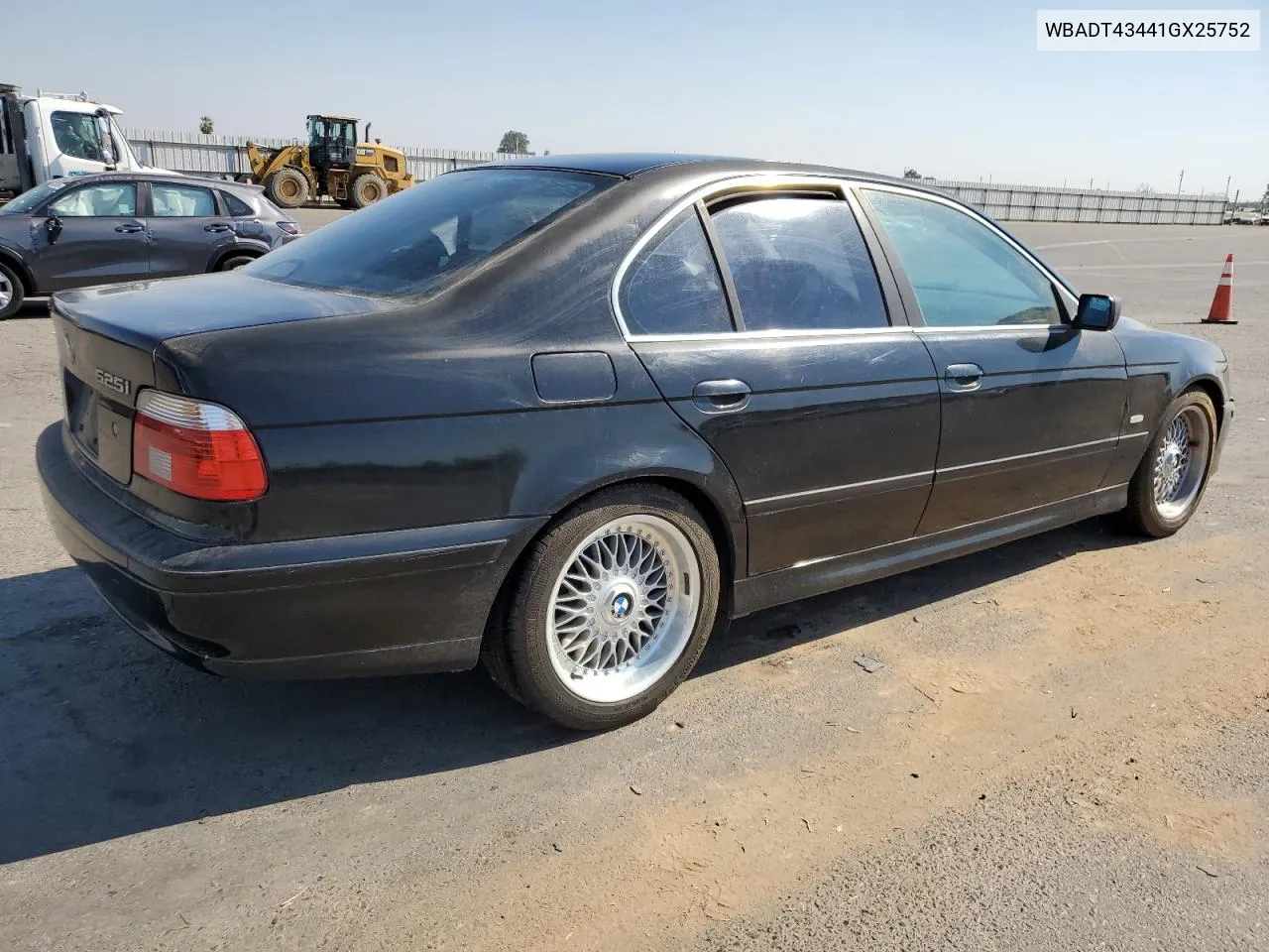 2001 BMW 525 I Automatic VIN: WBADT43441GX25752 Lot: 76389874