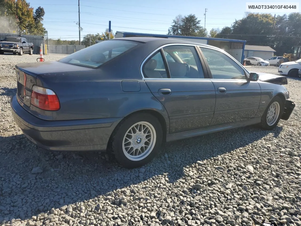 2001 BMW 525 I VIN: WBADT33401GF40448 Lot: 76770544