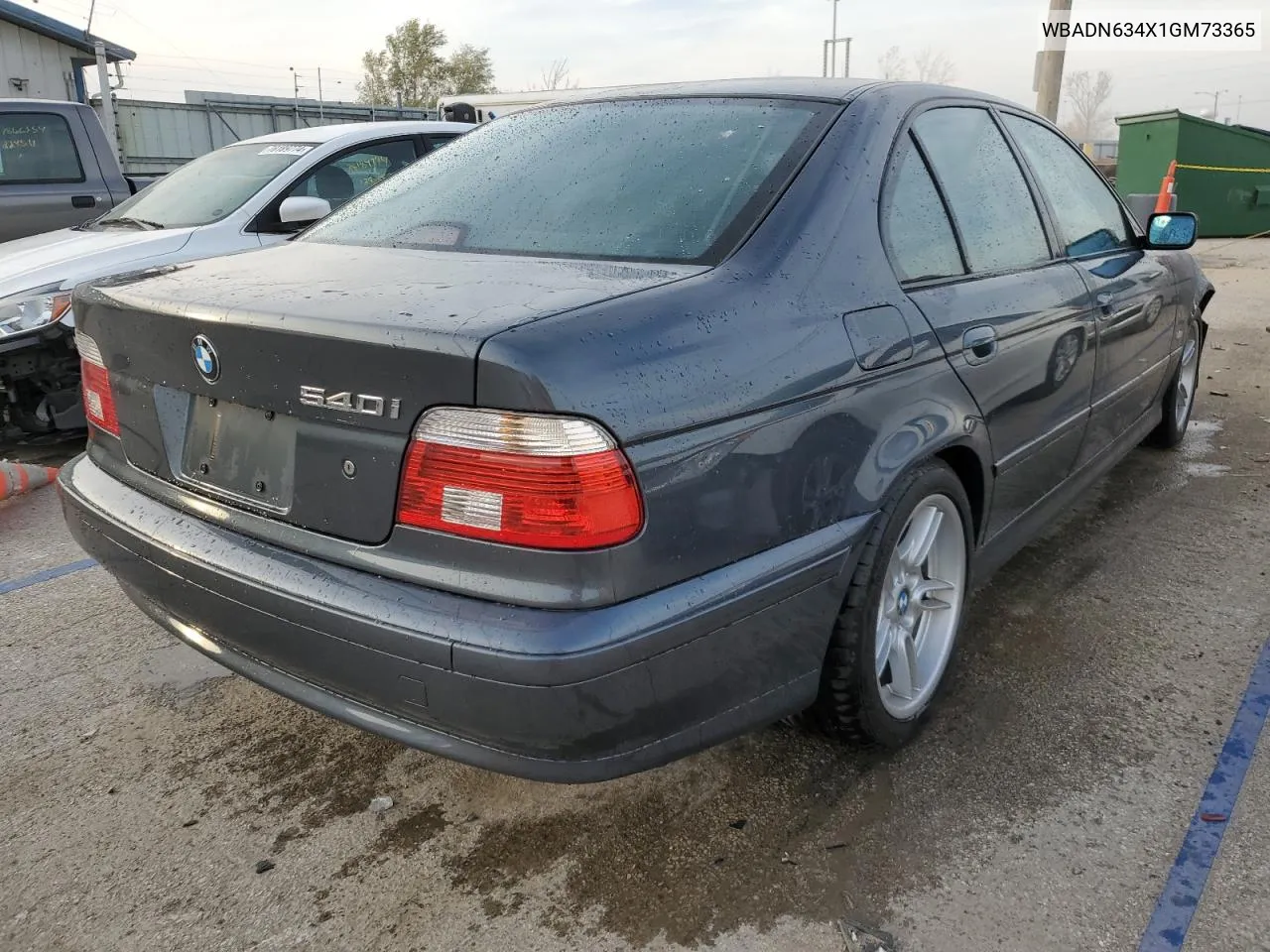 2001 BMW 540 I Automatic VIN: WBADN634X1GM73365 Lot: 77814684