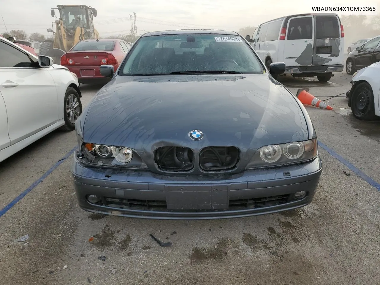 2001 BMW 540 I Automatic VIN: WBADN634X1GM73365 Lot: 77814684