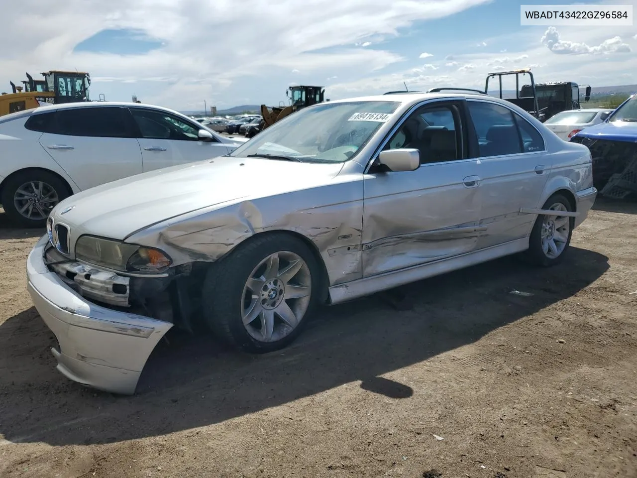 2002 BMW 525 I Automatic VIN: WBADT43422GZ96584 Lot: 69416134