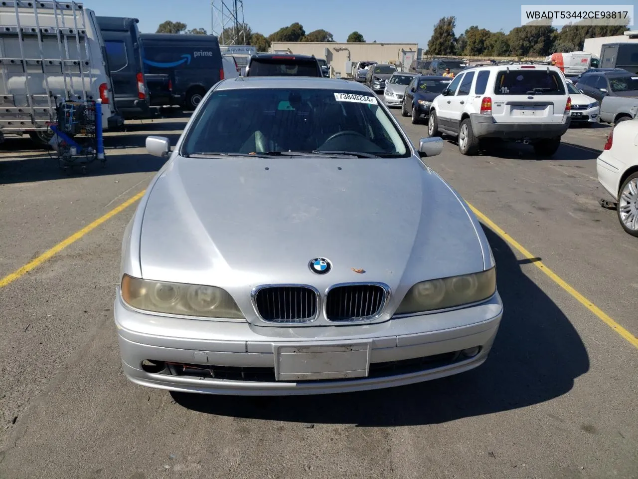 2002 BMW 530 I VIN: WBADT53442CE93817 Lot: 73840234