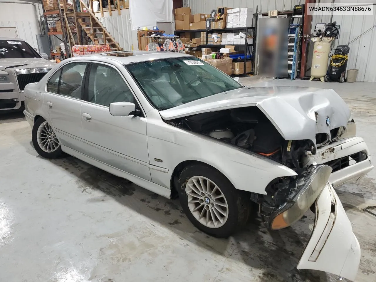 2003 BMW 540 I Automatic VIN: WBADN63463GN88676 Lot: 71053844