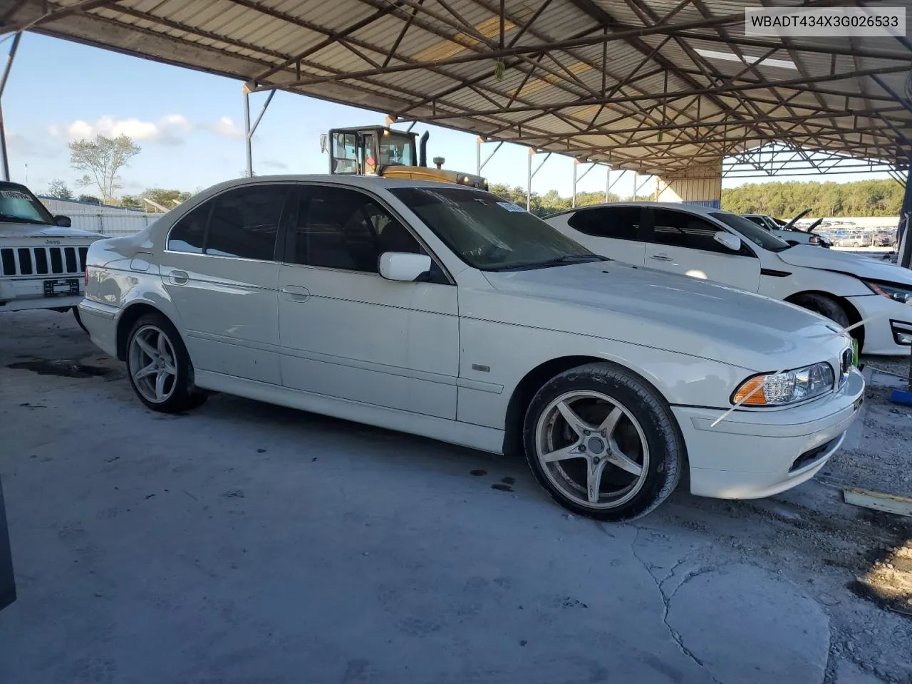 2003 BMW 525 I Automatic VIN: WBADT434X3G026533 Lot: 76182274