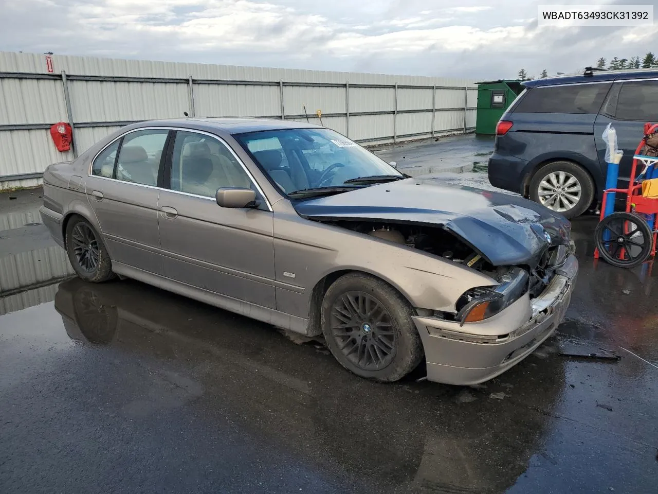 WBADT63493CK31392 2003 BMW 530 I Automatic