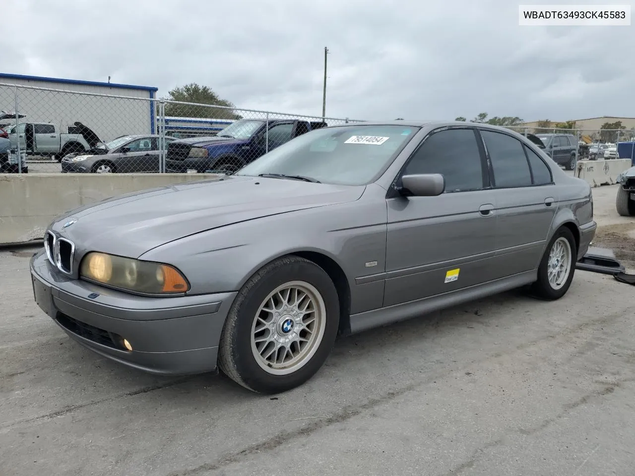 2003 BMW 530 I Automatic VIN: WBADT63493CK45583 Lot: 79514054