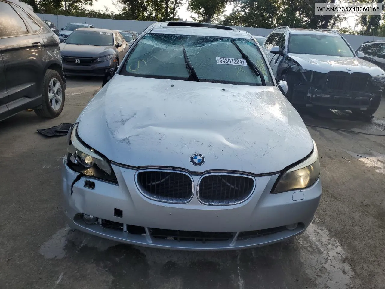 2004 BMW 530 I VIN: WBANA735X4B060166 Lot: 64301234