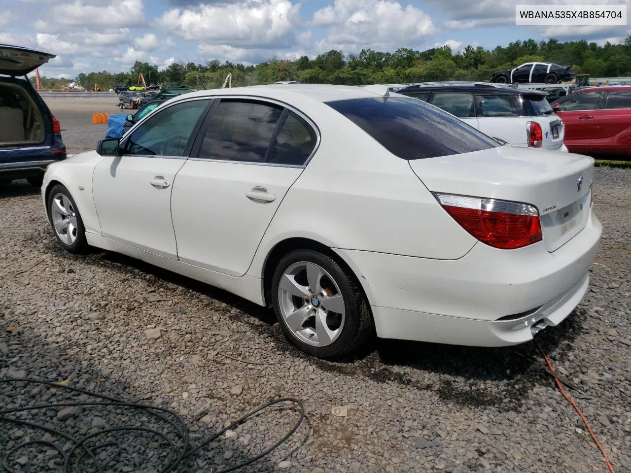 2004 BMW 525 I VIN: WBANA535X4B854704 Lot: 66659194