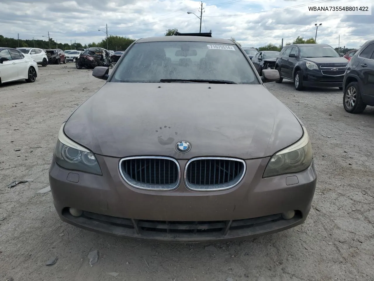 2004 BMW 530 I VIN: WBANA73554B801422 Lot: 71075514