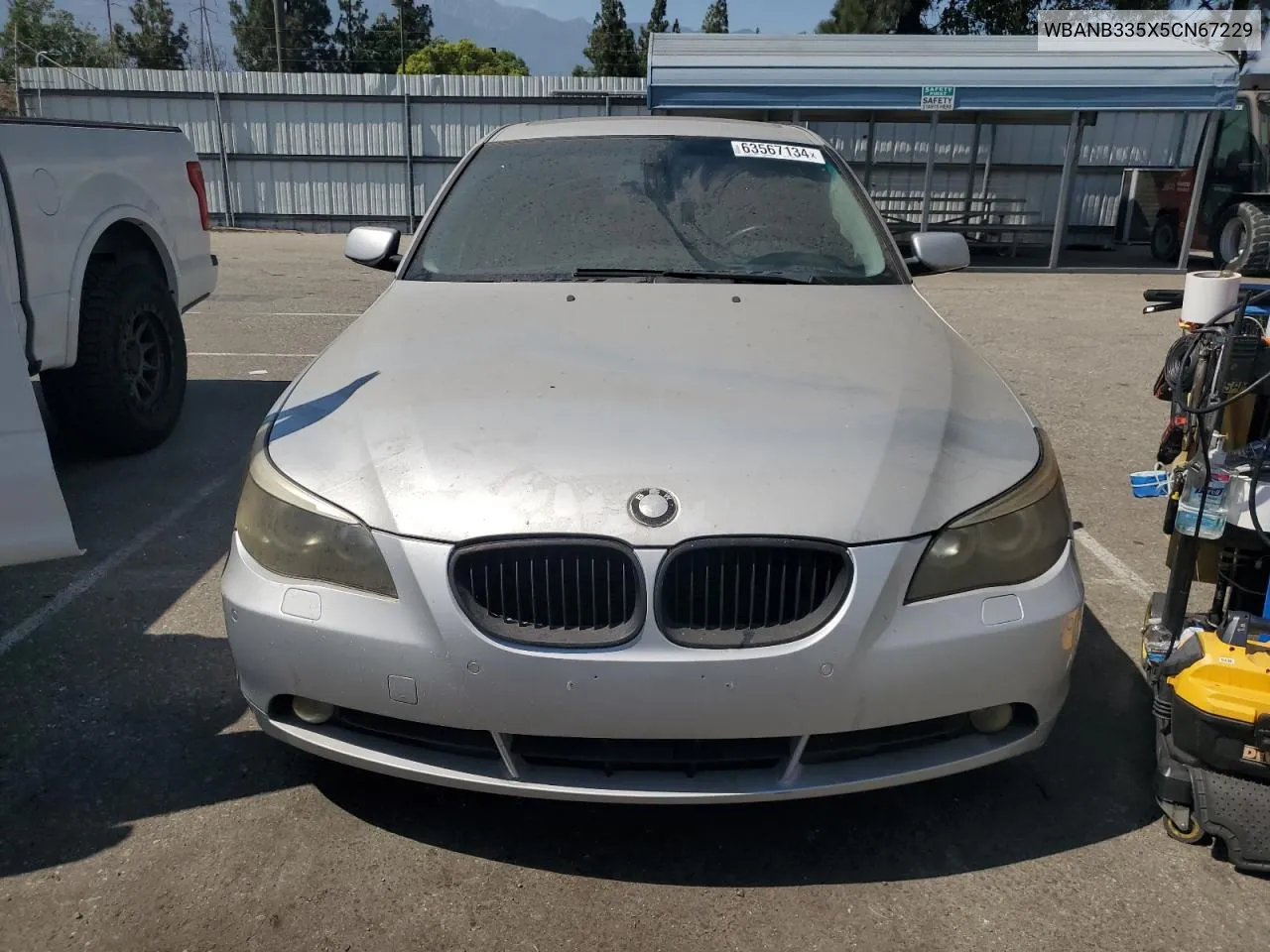 2005 BMW 545 I VIN: WBANB335X5CN67229 Lot: 63567134