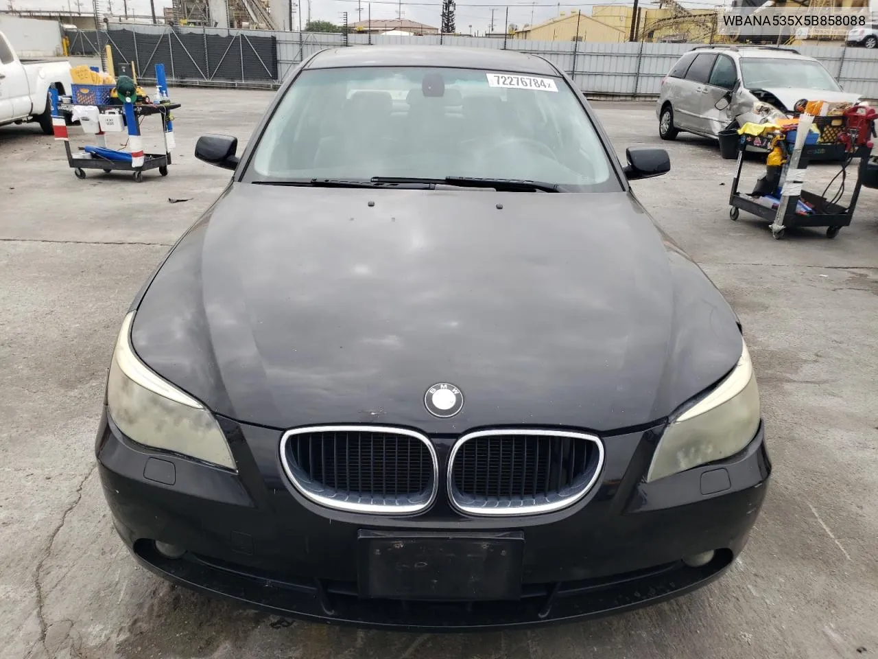 2005 BMW 525 I VIN: WBANA535X5B858088 Lot: 72276784