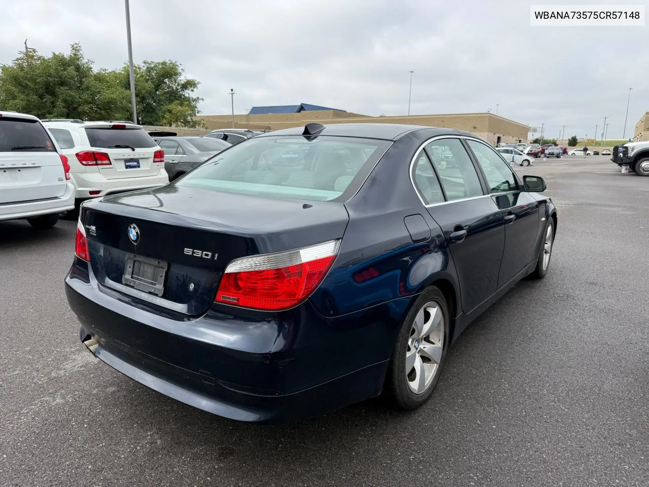 2005 BMW 530 I VIN: WBANA73575CR57148 Lot: 72956964