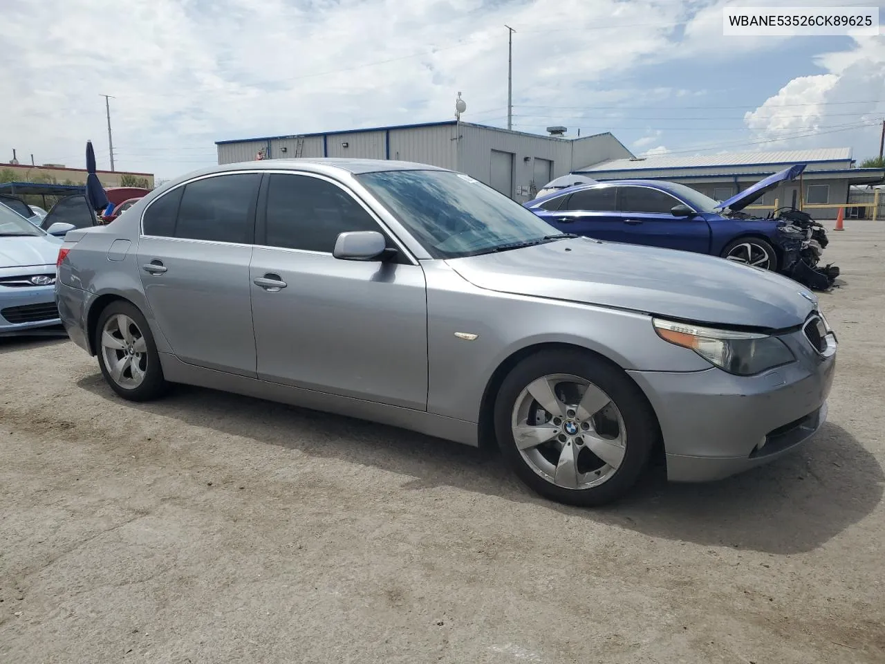 2006 BMW 525 I VIN: WBANE53526CK89625 Lot: 66627994