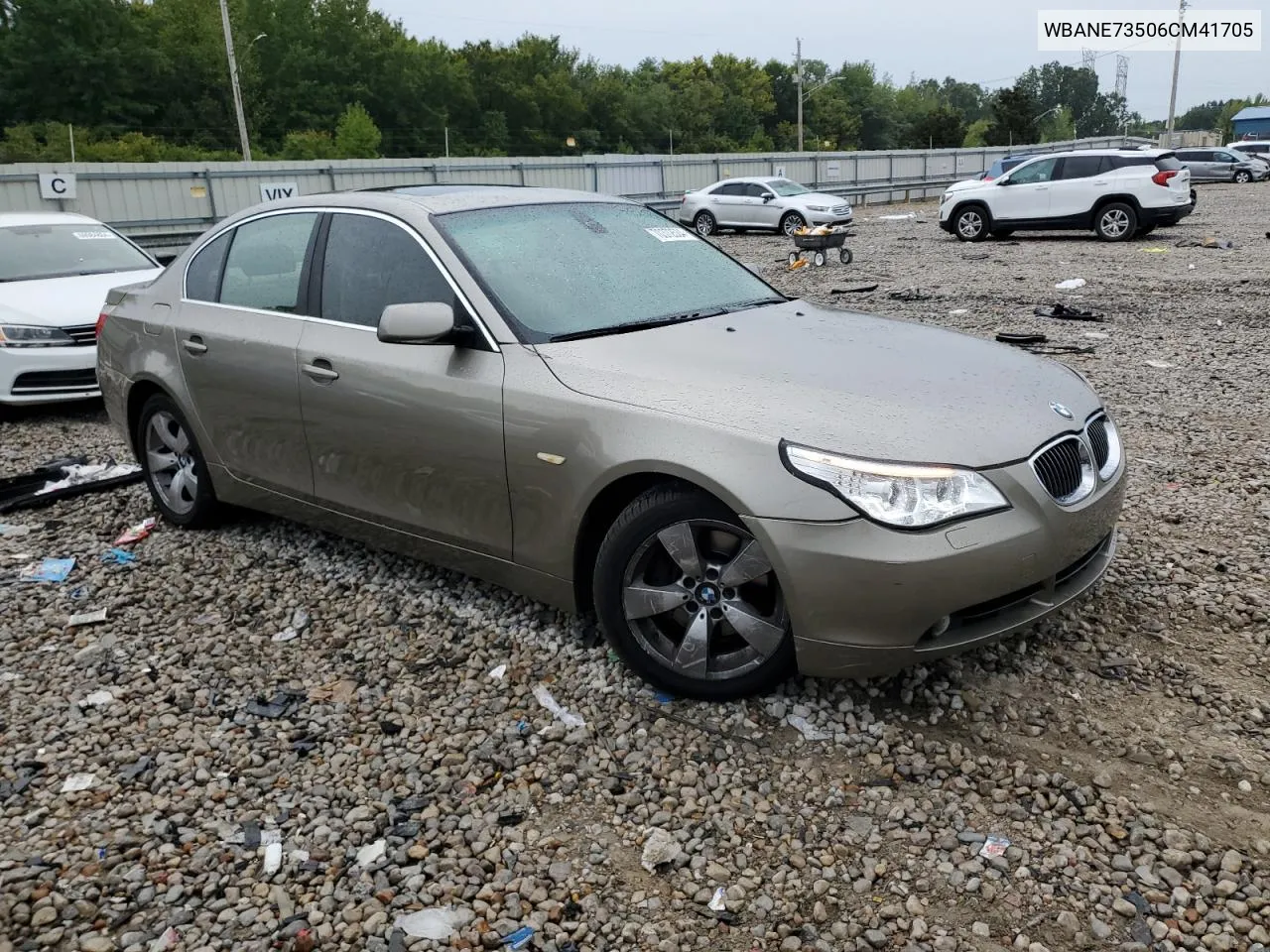 2006 BMW 530 I VIN: WBANE73506CM41705 Lot: 70372534