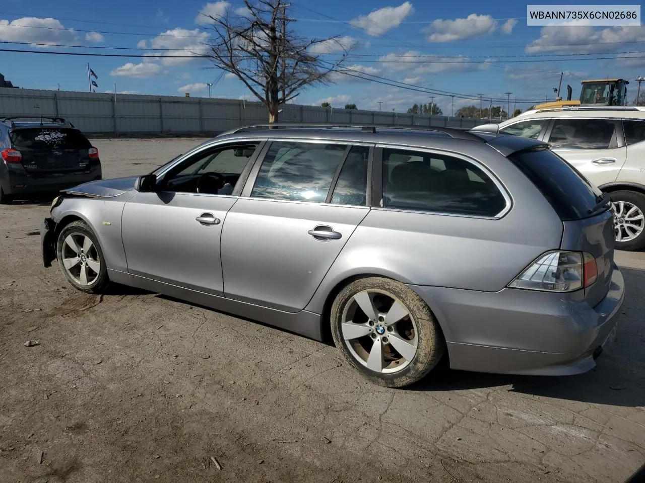 2006 BMW 530 Xit VIN: WBANN735X6CN02686 Lot: 78018484