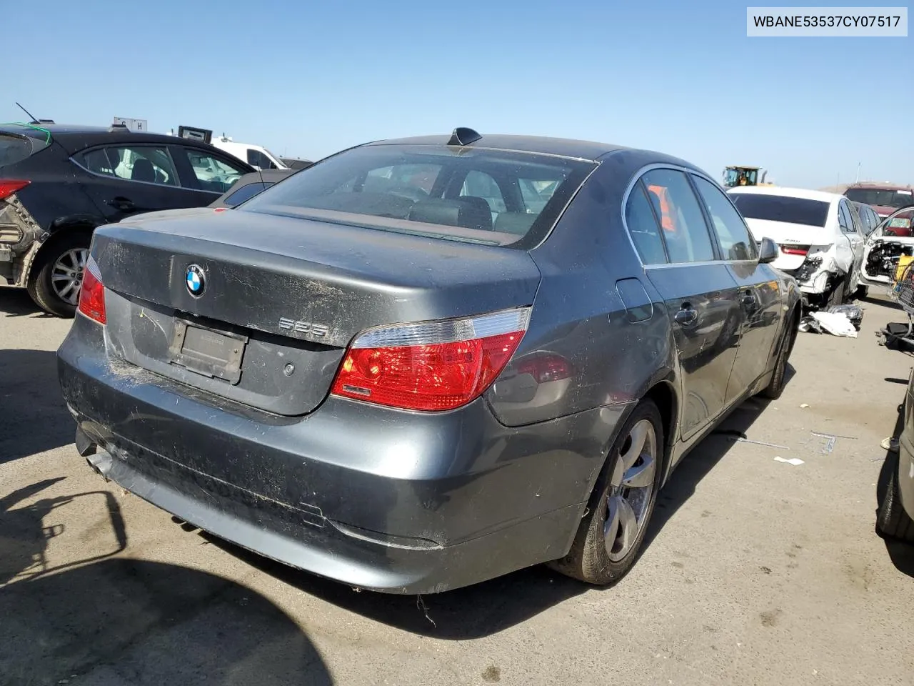 2007 BMW 525 I VIN: WBANE53537CY07517 Lot: 58569404