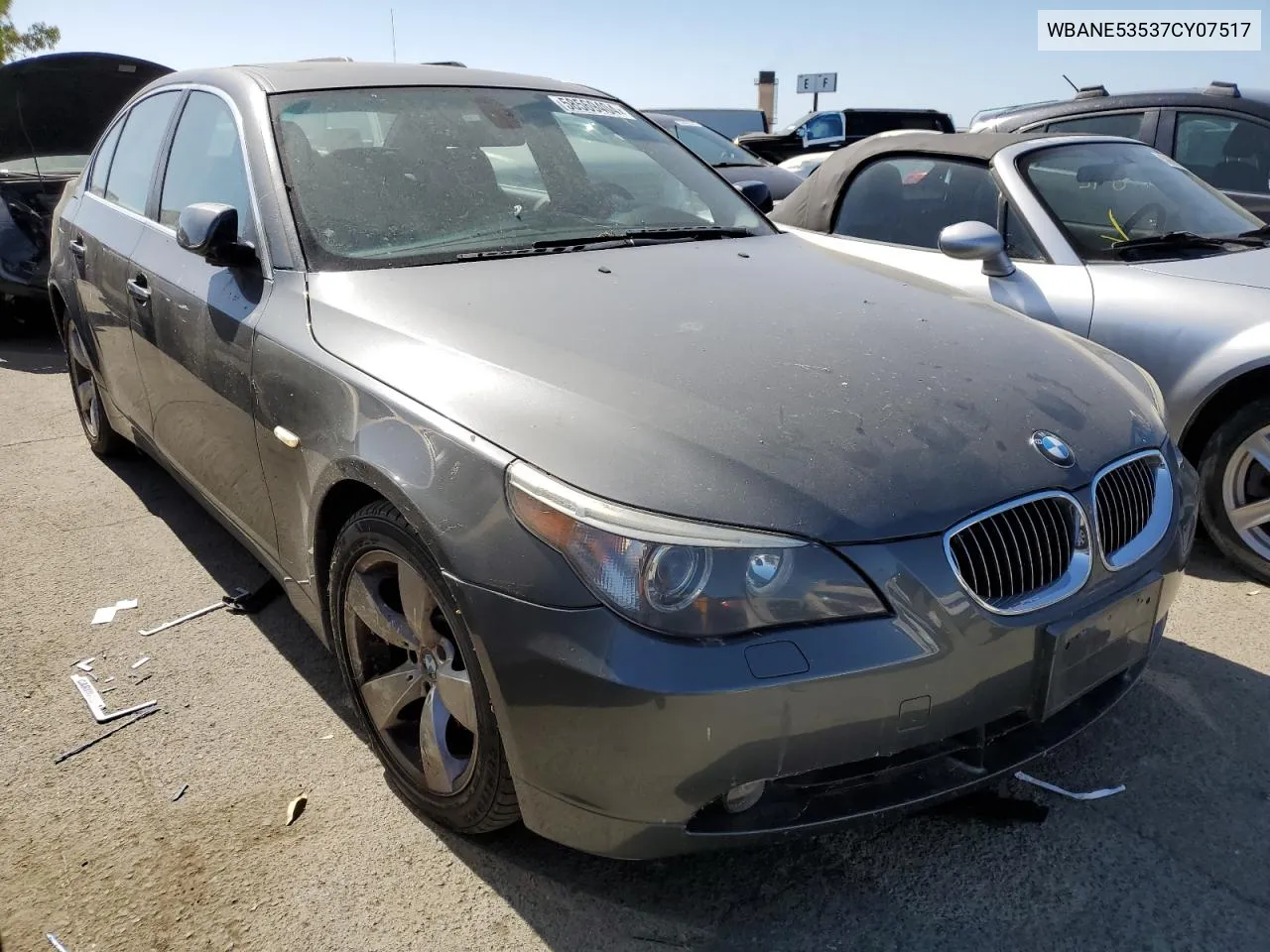 2007 BMW 525 I VIN: WBANE53537CY07517 Lot: 58569404