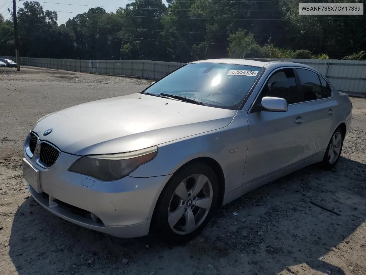 2007 BMW 530 Xi VIN: WBANF735X7CY17339 Lot: 67056124