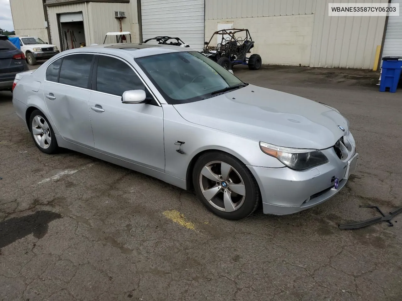 2007 BMW 525 I VIN: WBANE53587CY06203 Lot: 68085394