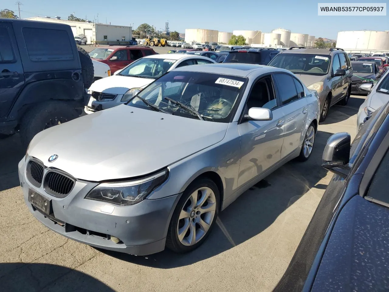 2007 BMW 550 I VIN: WBANB53577CP05937 Lot: 68747534