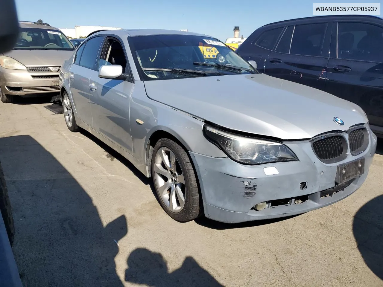 2007 BMW 550 I VIN: WBANB53577CP05937 Lot: 68747534