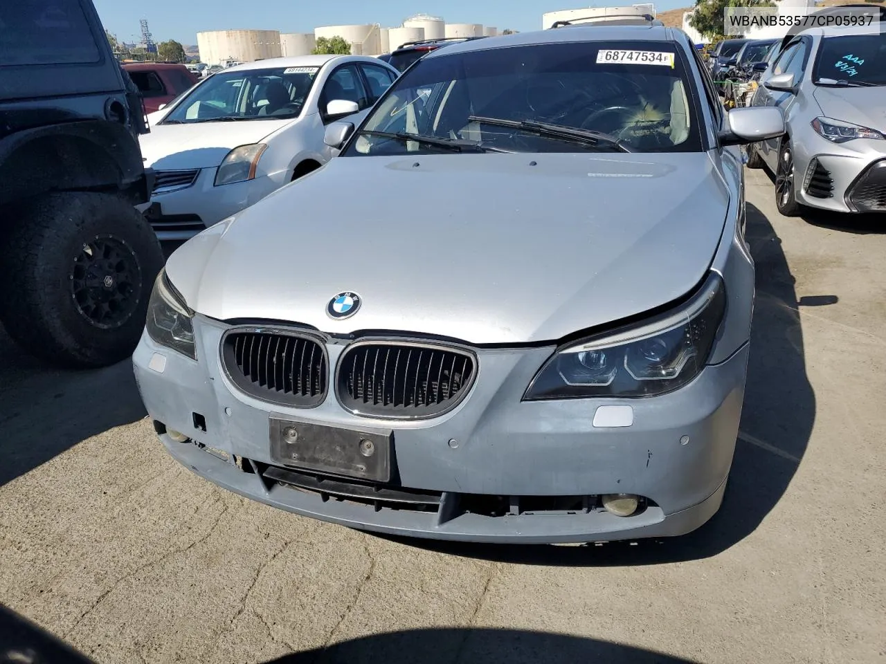 2007 BMW 550 I VIN: WBANB53577CP05937 Lot: 68747534