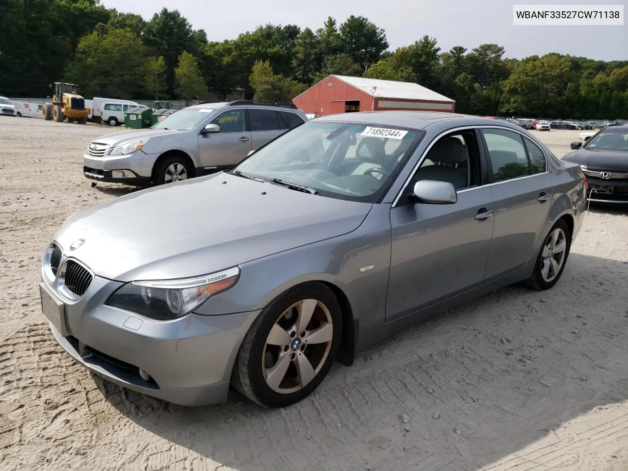 2007 BMW 525 Xi VIN: WBANF33527CW71138 Lot: 71892344