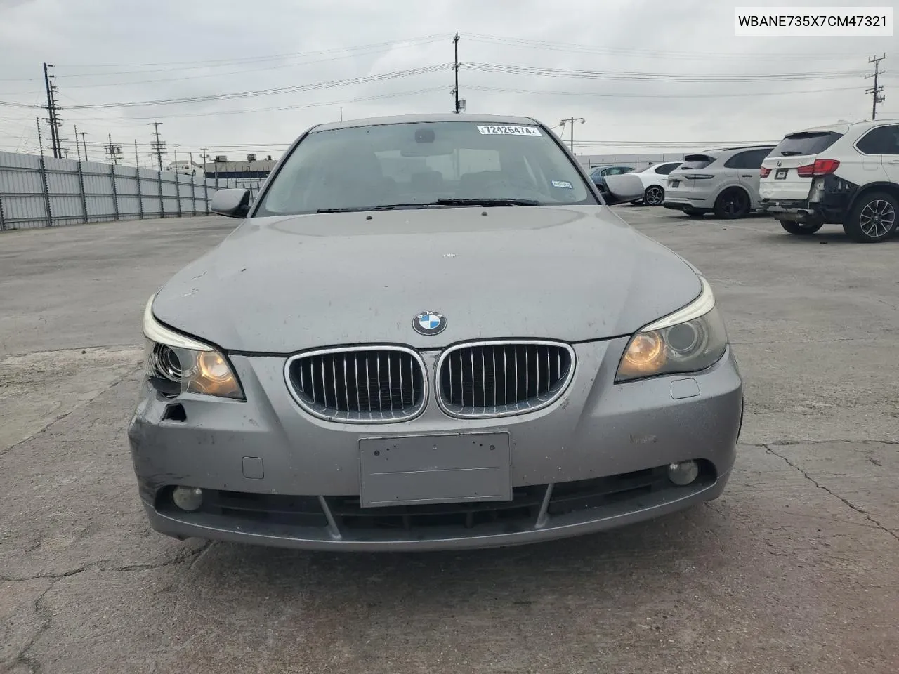 2007 BMW 530 I VIN: WBANE735X7CM47321 Lot: 72426474