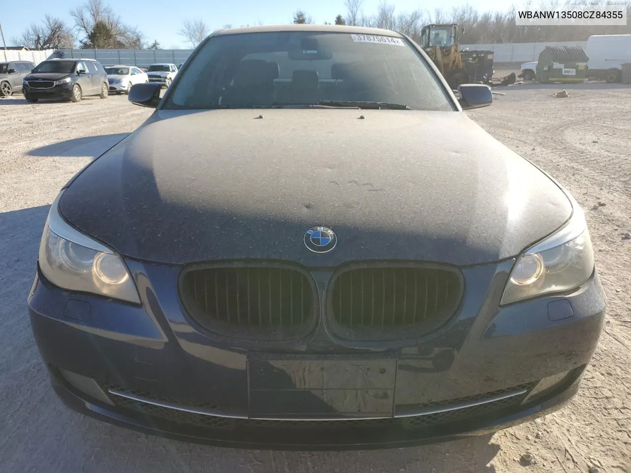 2008 BMW 535 I VIN: WBANW13508CZ84355 Lot: 37875614