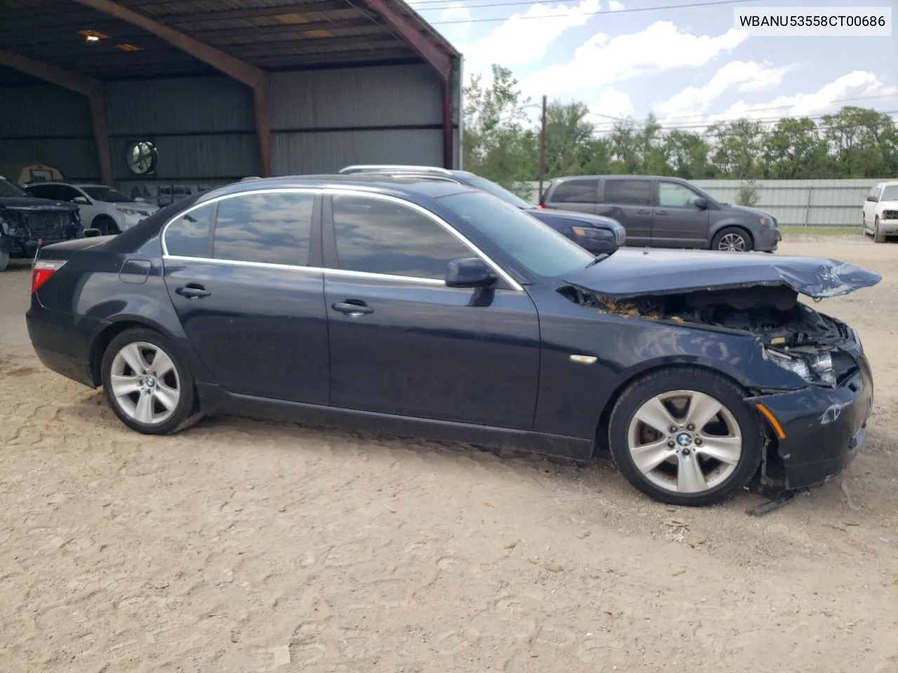 2008 BMW 528 I VIN: WBANU53558CT00686 Lot: 66156244