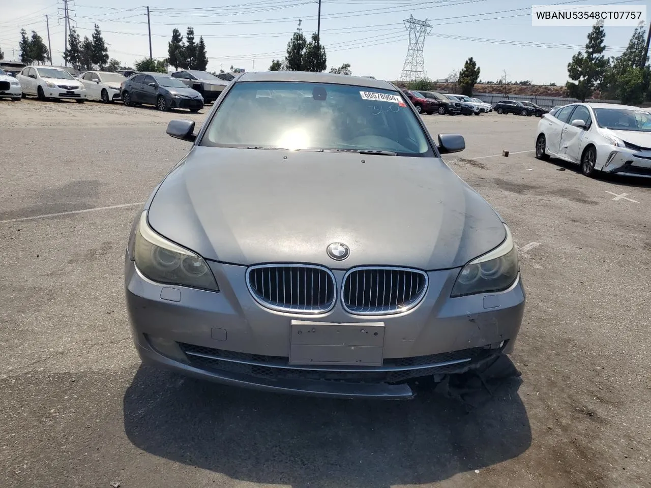 2008 BMW 528 I VIN: WBANU53548CT07757 Lot: 66578904