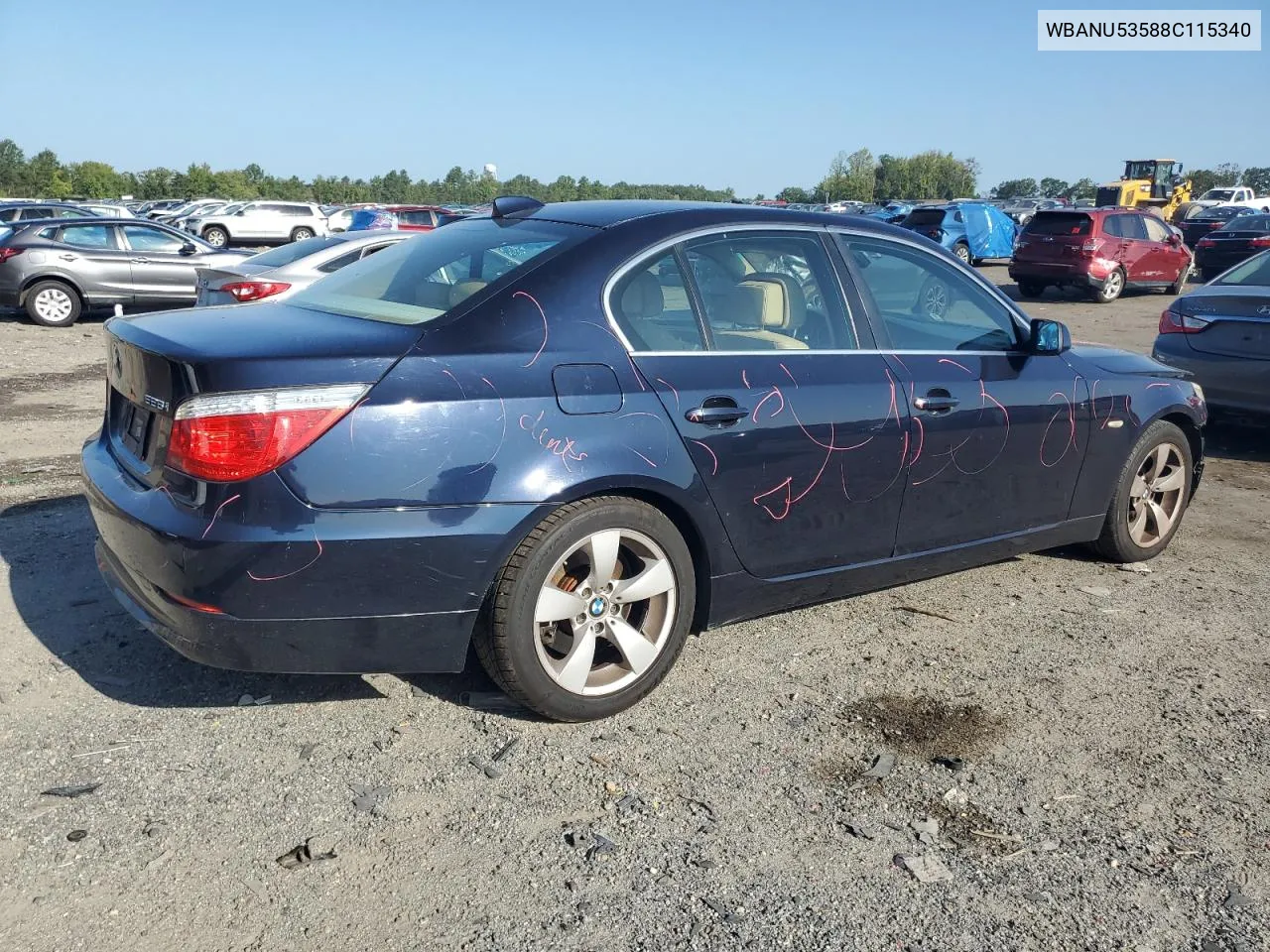 WBANU53588C115340 2008 BMW 528 I